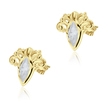 Gorgeous Designed with CZ Stone Silver Ear Stud STS-5118